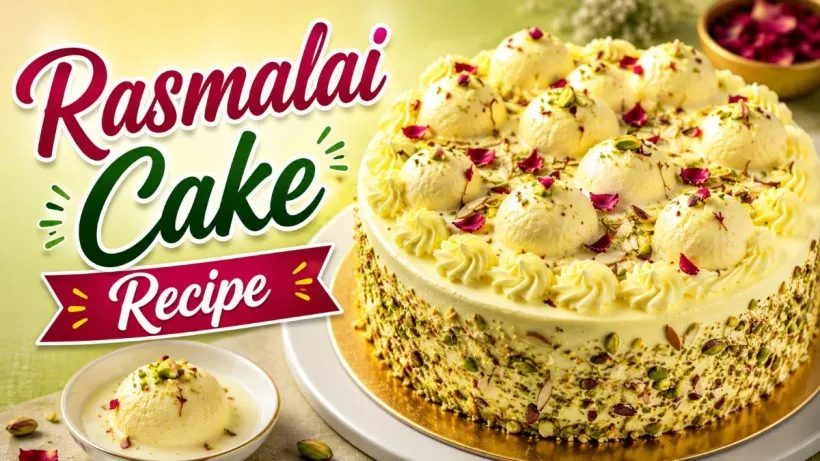 Rasmalai Cake Recipe in Hindi