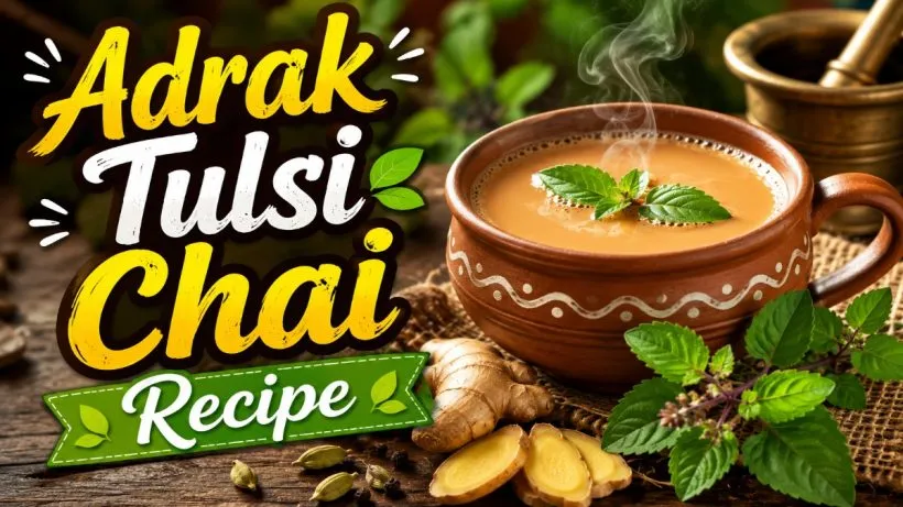 Adrak Tulsi Chai Recipe