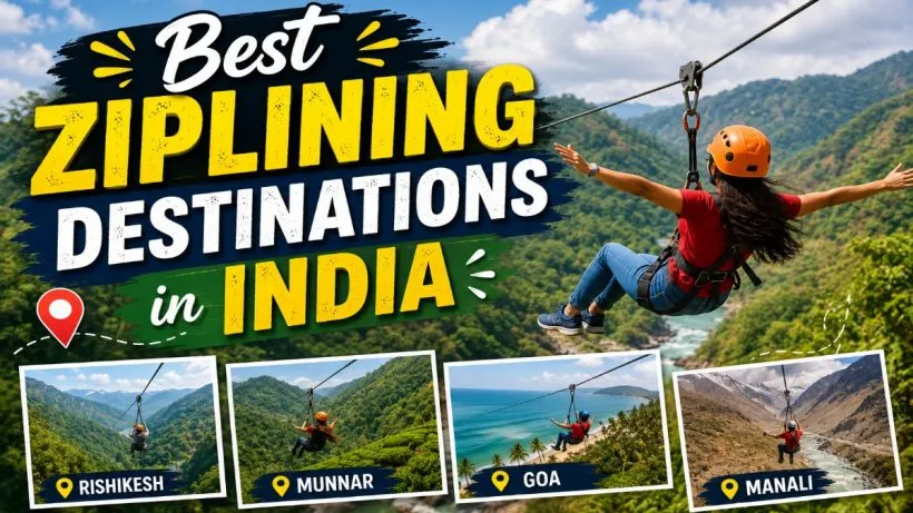 Best Ziplining Destinations in India