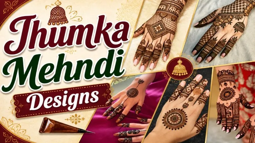 Jhumka Mehndi Designs