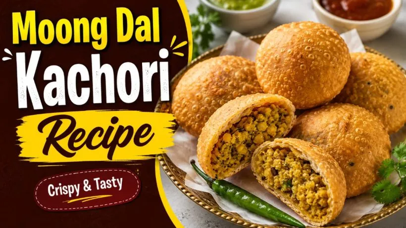 Crispy Moong Dal Kachori Recipe