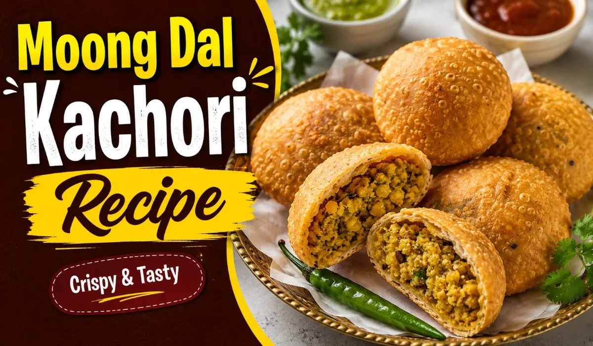 Crispy Moong Dal Kachori Recipe