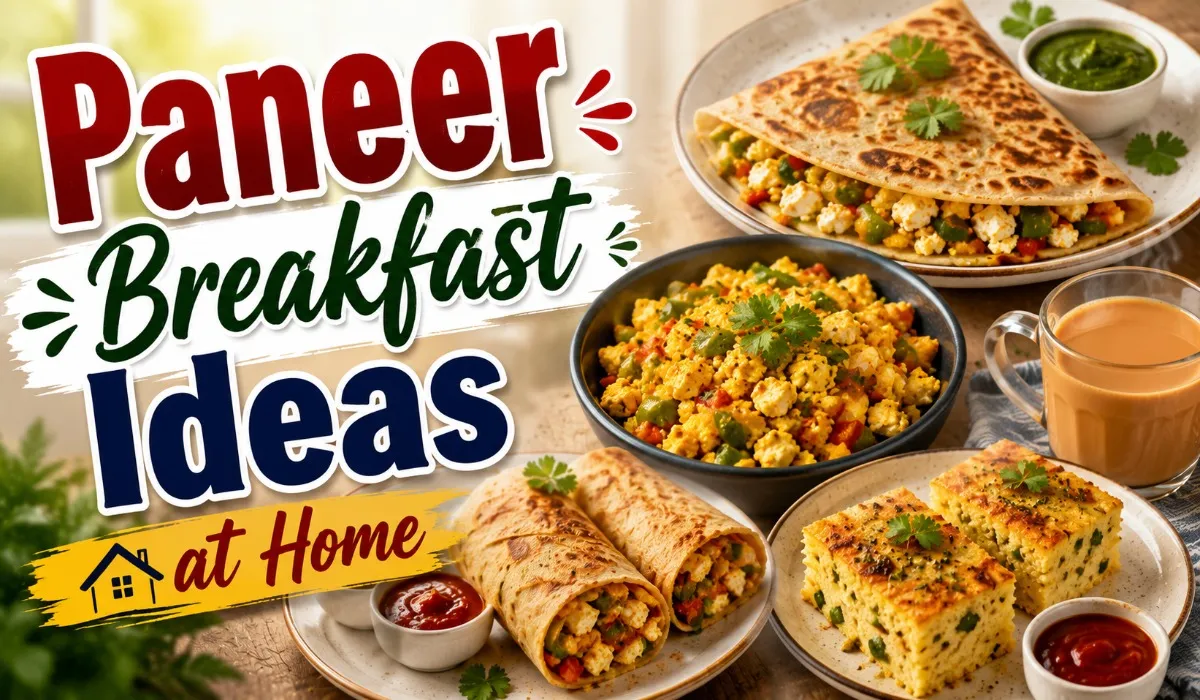Paneer Breakfast Ideas at Home