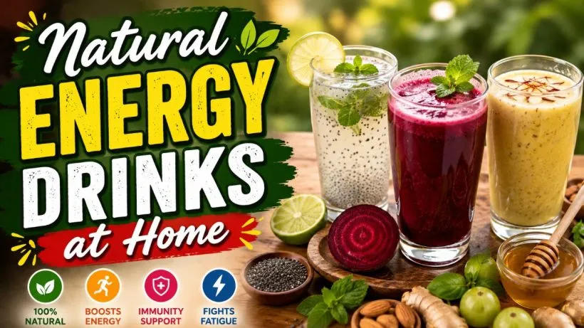 Natural Energy Drinks at Home