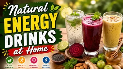Natural Energy Drinks at Home