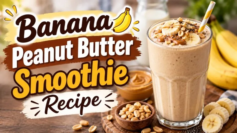 Banana Peanut Butter Smoothie Recipe