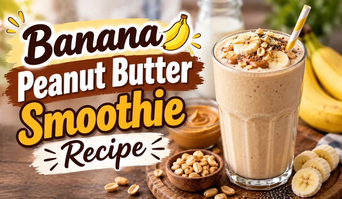 Banana Peanut Butter Smoothie Recipe