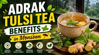 Adrak Tulsi Tea Benefits in Monsoon