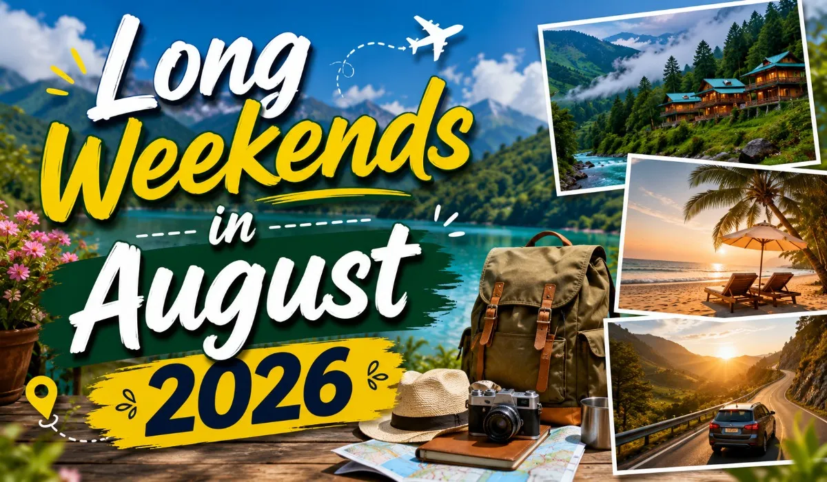 Long Weekends in August 2026