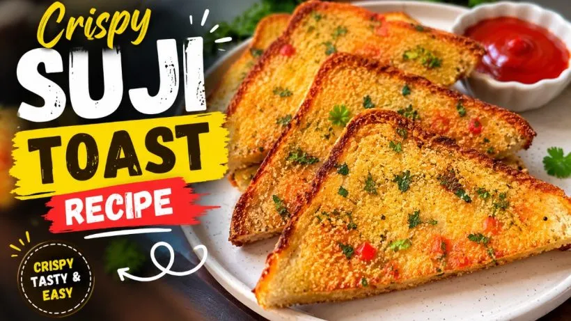 Crispy Suji Toast Recipe