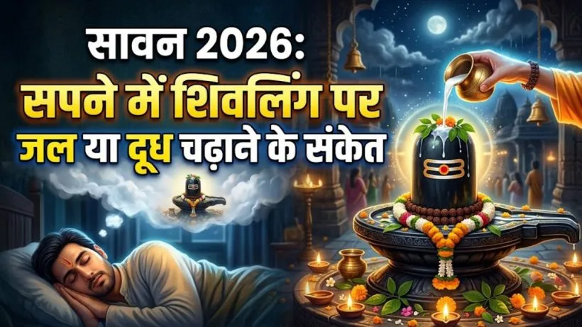 Sapne me Shivling par Jal Chadhana