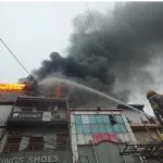 Fire in Ghaziabad Shoe Showroom