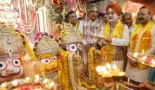 Delhi : कमला नगर में 21वीं जगन्नाथ रथयात्रा महोत्सव में शामिल हुए एलजी संधू्