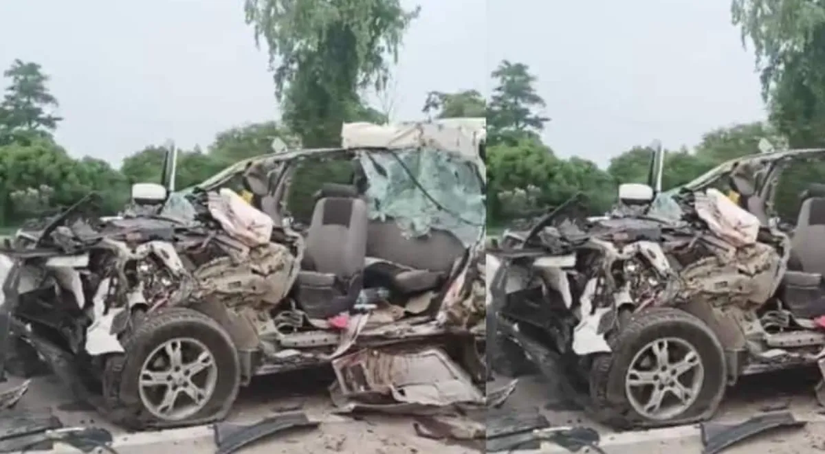 Kanpur Scorpio Truck Accident