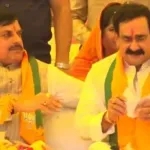 Narottam Mishra crying on stage