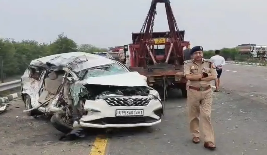 Unnao Bus Car Accident