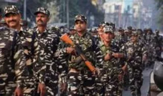 CRPF Deployment in Delhi ( credit social media )