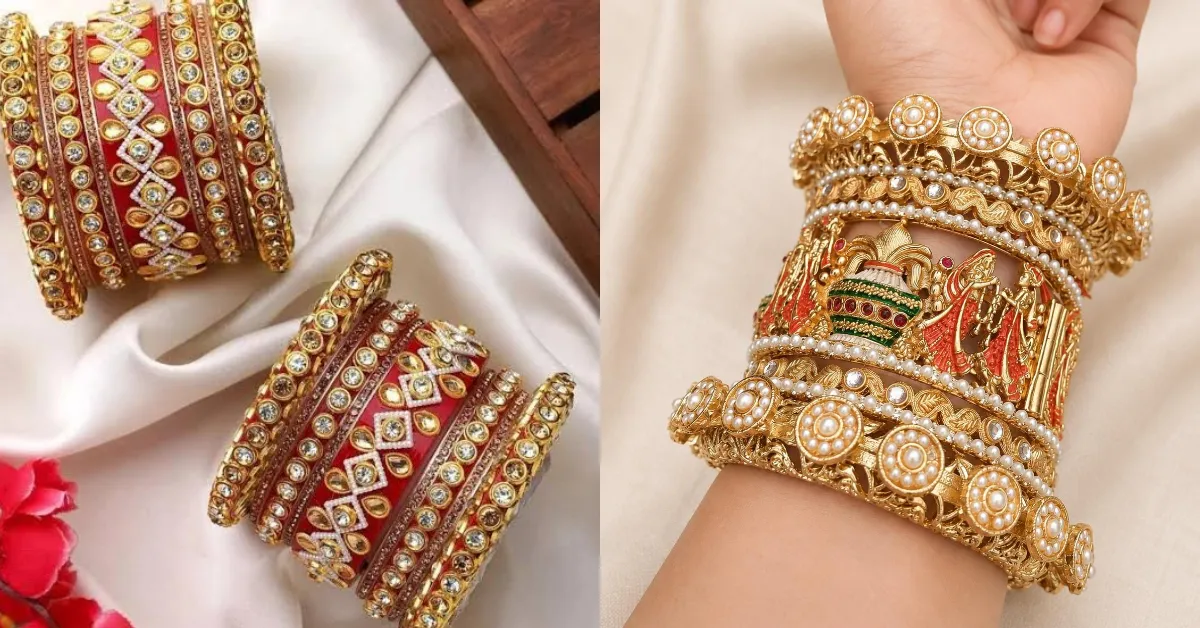 Stylish Rajasthani Bangle Designs For Sawan( Source: Social Media)