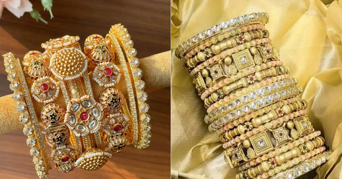 Stylish Rajasthani Bangle Designs For Sawan( Source: Social Media)