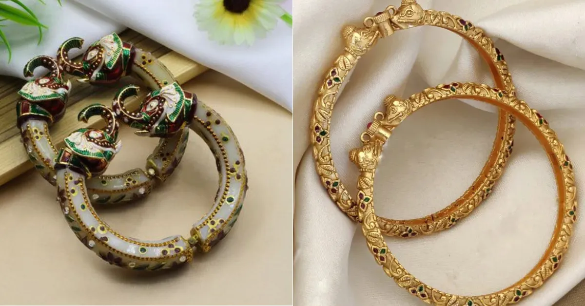 Stylish Rajasthani Bangle Designs For Sawan( Source: Social Media)