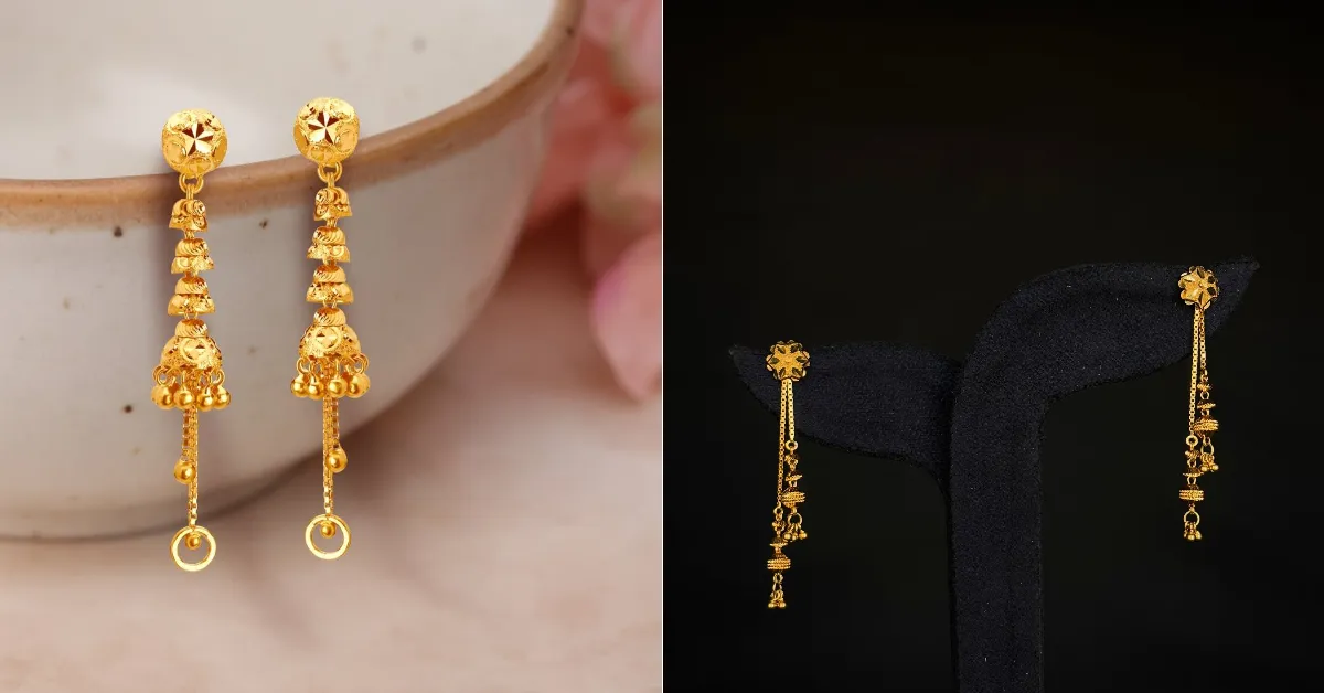Latest Sui Dhaga Earrings Designs( Source: Social Media)