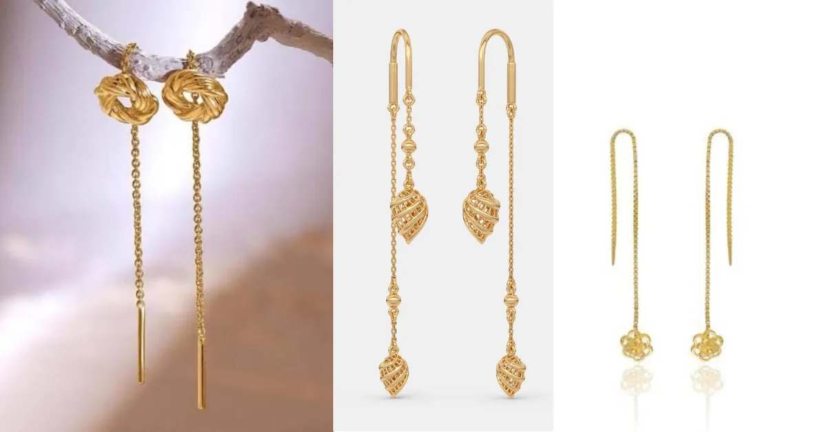 Latest Sui Dhaga Earrings Designs