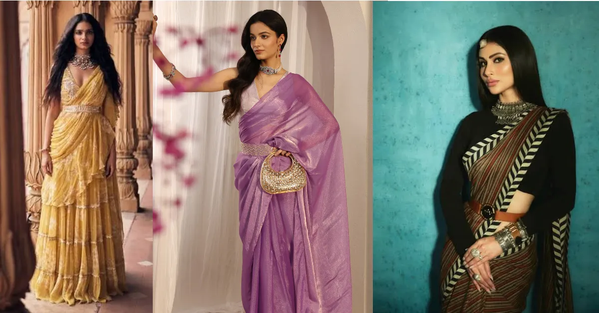 ready to wear green color saree( Source: Social Media)