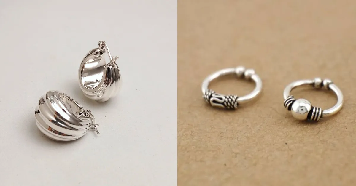 Latest Silver Baali Earrings For Daily Wear( Source: Social Media)