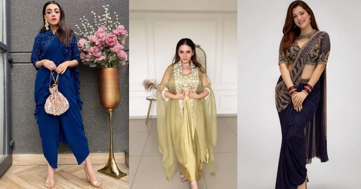  Green designer ready to wear saree