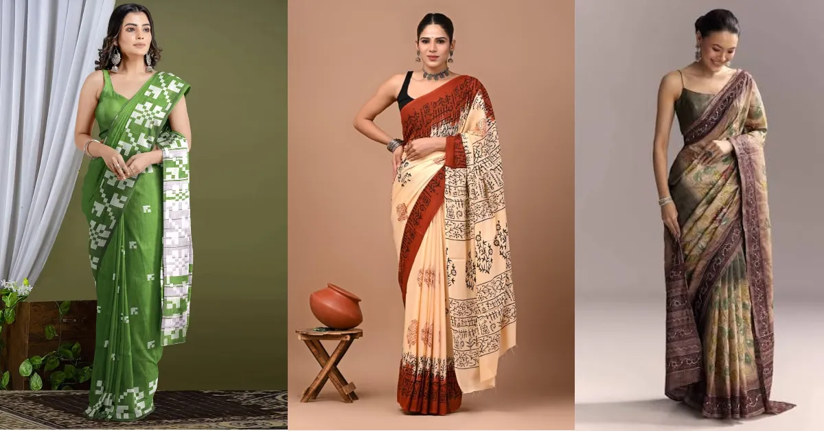 Cotton Printed saree designs( Source: Social Media)