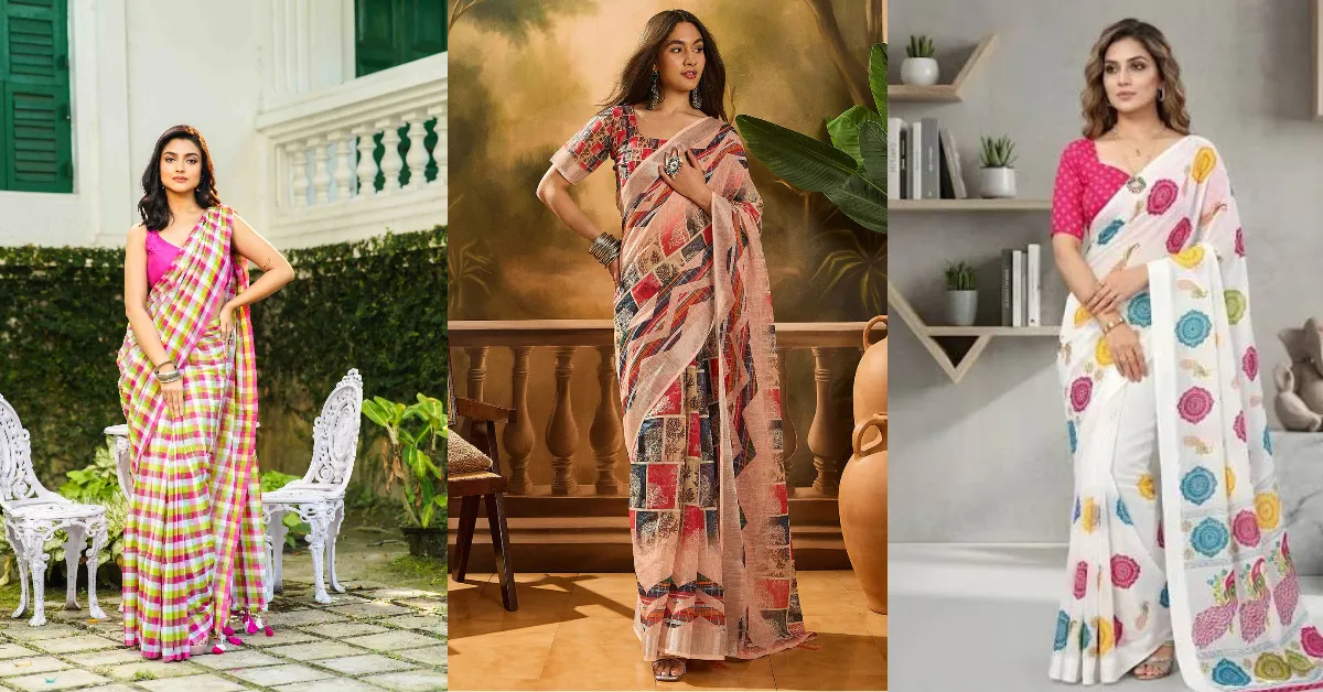 Cotton Printed saree designs( Source: Social Media)