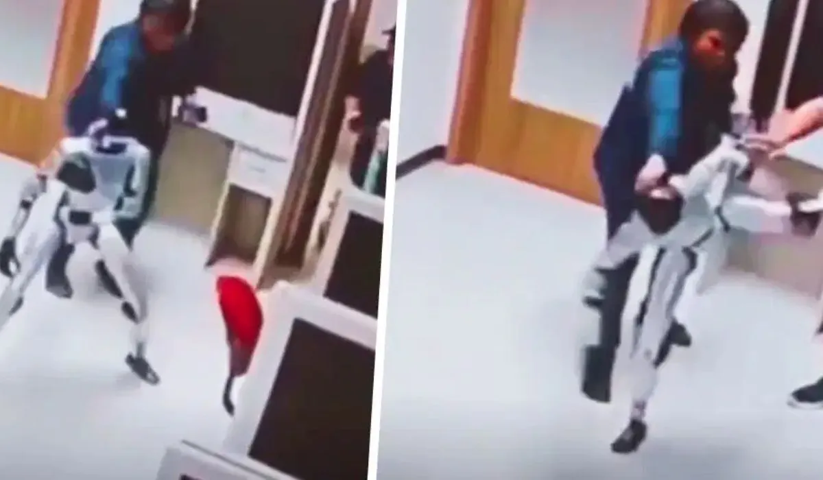 Robot Human Fight Real Life