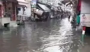 Waterlogging in Shamli (credit social media )