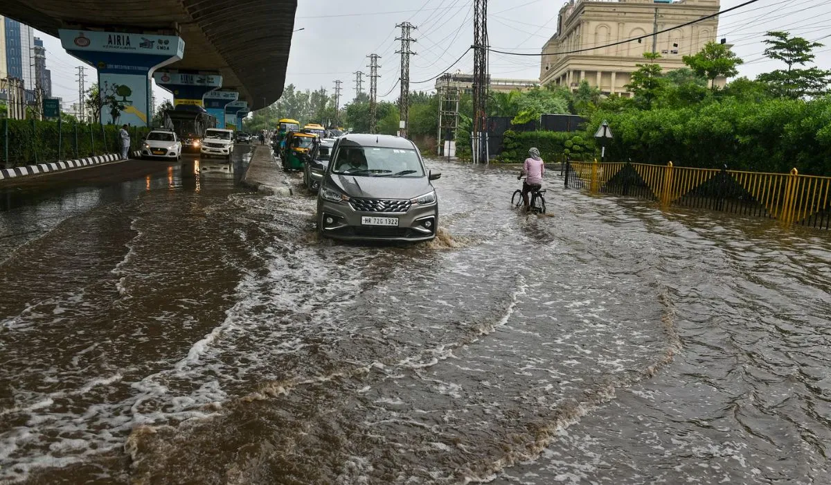 Gurugram Rain Conditions Conditions (credit social media )
