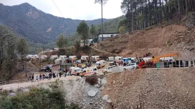Silkyara Tunnel Accident (credit social media )