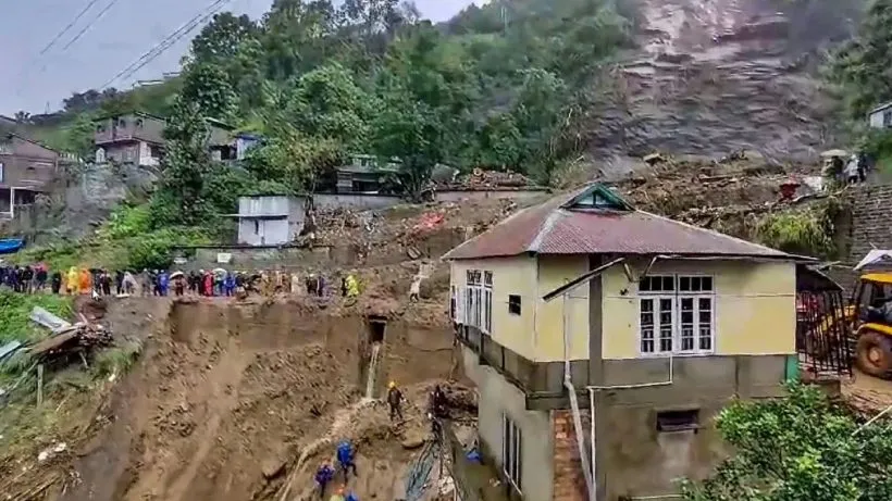 China Chongqing Landslide (credit social media )