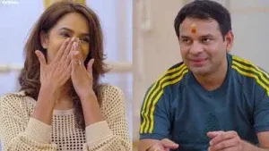 Tej Pratap reads Mallika Sherawat palm