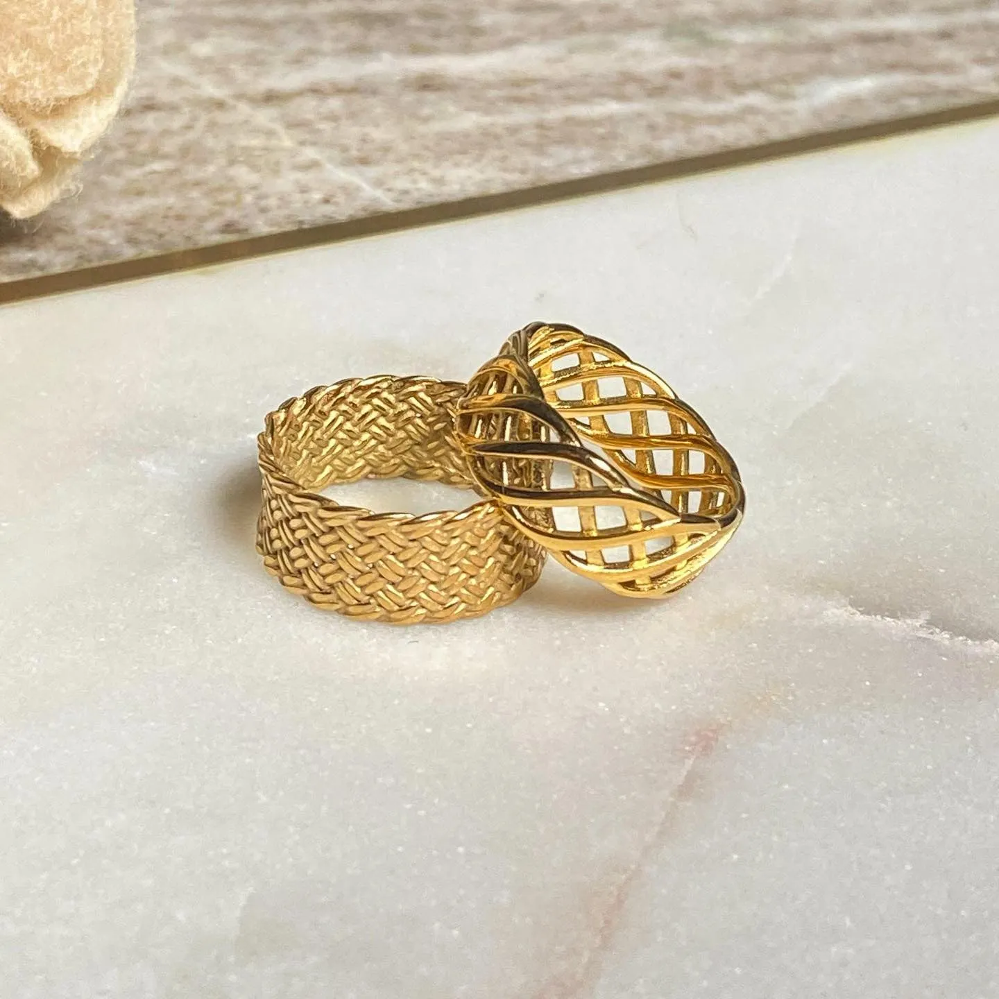 gold rings for sister