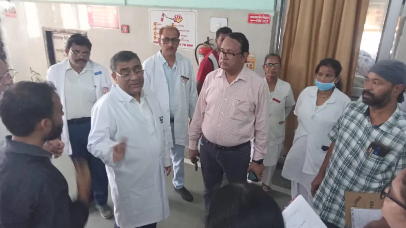 Balrampur Hospital inspection