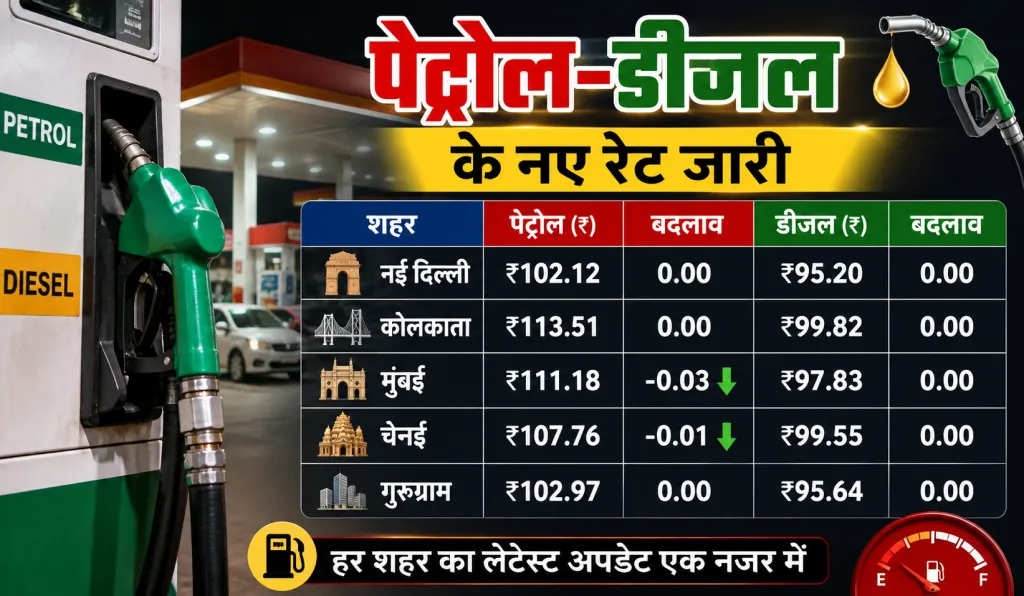 Petrol Diesel Rate today
