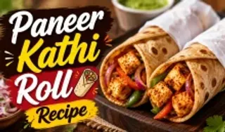 Paneer Kathi Roll Recipe