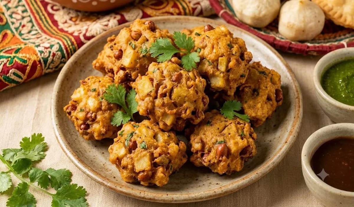 How to Make Singhara Atta Pakoda