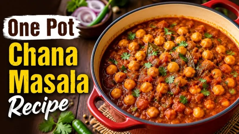 One Pot Chana Masala Recipe