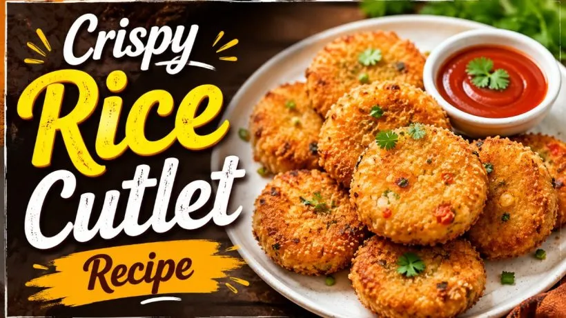Crispy Rice Cutlet Recipe