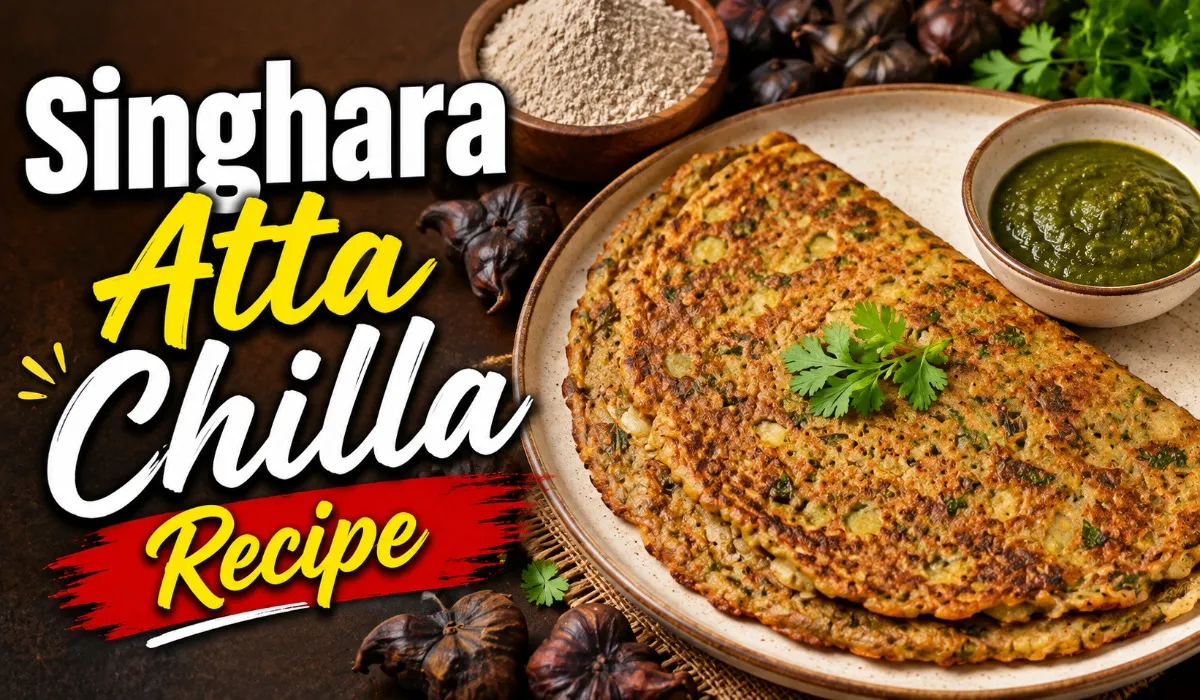 Singhara Atta Chilla Recipe