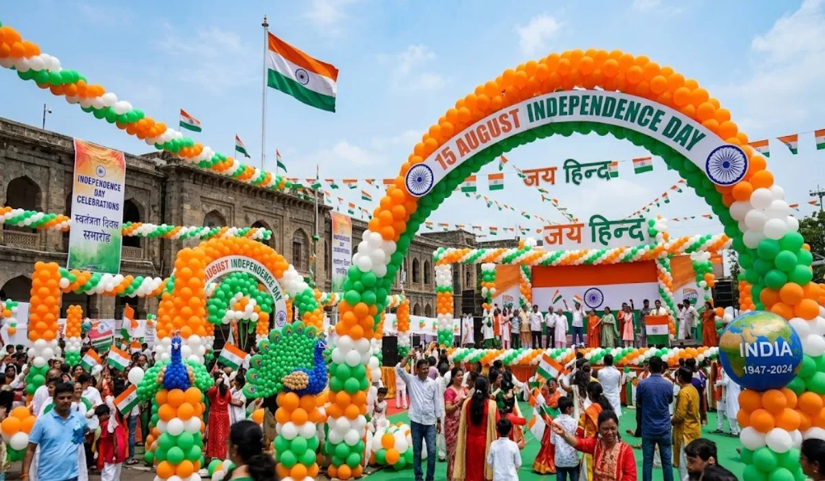 office Independence Day decoration