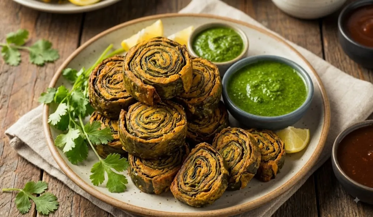 How to Make Arbi Patta Pakoda