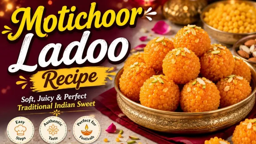 Motichoor Ladoo Recipe in Hindi