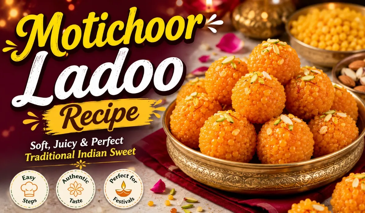 Motichoor Ladoo Recipe in Hindi