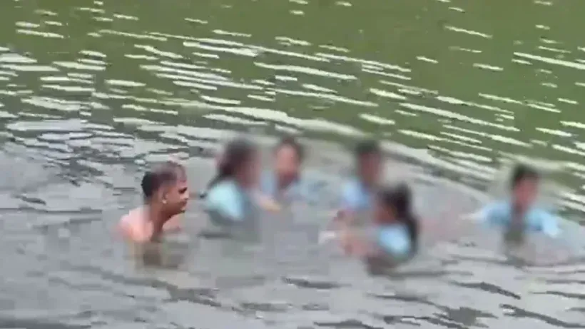 Alwar school principal viral video